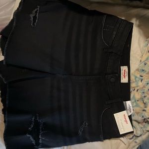 Brand new wrangler black shorts